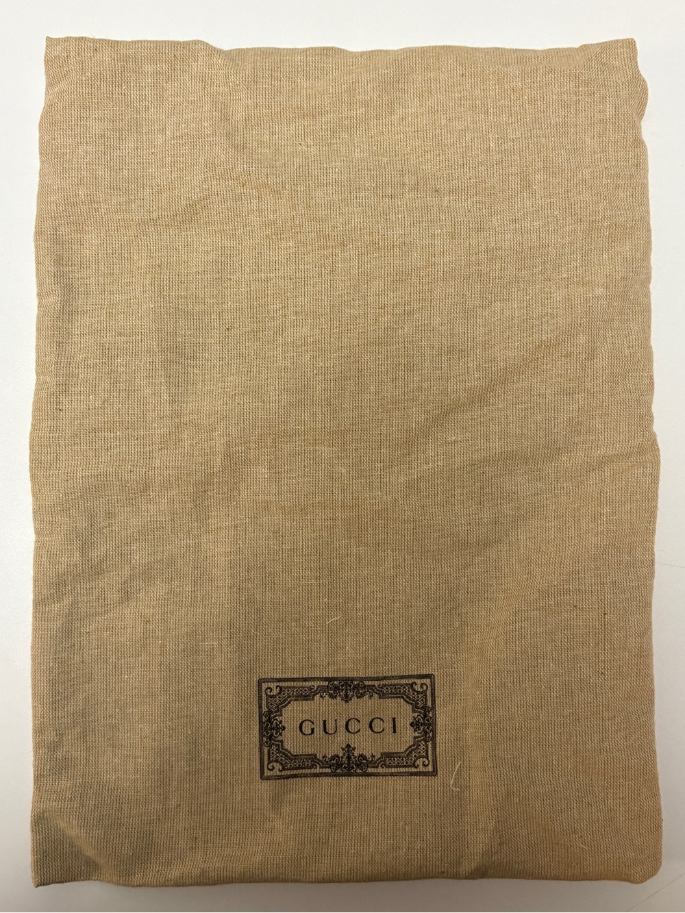 Gucci Beige/Tan Branded Storage Dust Bag